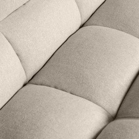 Sessel Maganda in Beige Stoff mit Steppungen – Ansicht 8