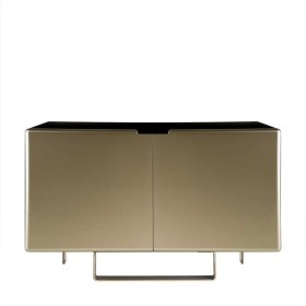 Sideboard modern Bertylan mit Bügelgestell 2 Soft Close Türen – Ansicht 1