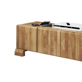 TV Board Sascora aus Wildeiche Massivholz im Landhausstil – Ansicht 3