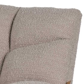 Wohnzimmer Sessel Nell II drehbar mit Boucle Stoff Bezug – Ansicht 6