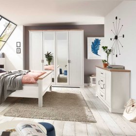 Wohnzimmer Kommode Dymco im Landhausstil in Weiß – Ansicht 7