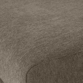 Eckelement Modul Sofa Udjaca in Taupe mit Vierfußgestell aus Metall – Ansicht 11