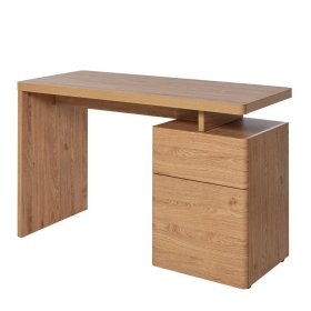 Moderner Schreibtisch Satos in Eichefarben 120 cm breit – Ansicht 1