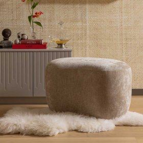 Hocker Yonella in Beige 73 cm breit – Ansicht 2