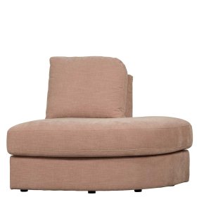 Modulsofa Abschluss Element rechts Oktamian in Rosa aus Webstoff – Ansicht 4