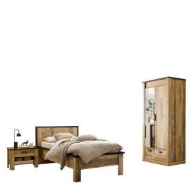 Schlafzimmermöbel Set Studiana im Landhausstil modern (dreiteilig) – Ansicht 1