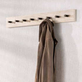 Garderobenleiste Filouras mit 8 Kleiderhaken 80 cm breit – Ansicht 2