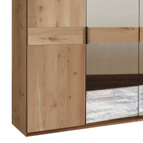 XXL Kleiderschrank Viramiru mit Spiegel Türen 393 cm breit – Ansicht 4