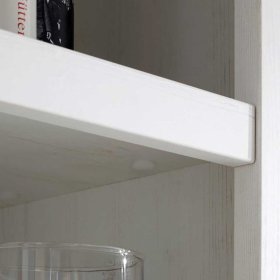 Vitrine Pantina in Pinie Weiß im Landhaus Design – Ansicht 5