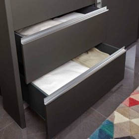 Schlafzimmerkleiderschrank Kanados mit Schwebetüren in Braun – Ansicht 5
