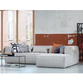 Ecksofa Caldron in Hellgrau Webstoff 305 cm breit – Ansicht 3