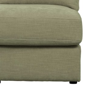 Modulsofa Abschluss Element links Karyon in Graugrün 93 cm breit – Ansicht 10