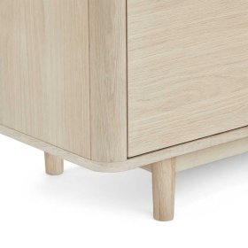 Fernseh Unterschrank Praguera im Skandi Design mit Türen – Ansicht 9