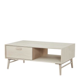 Couchtisch Vilrada im Skandi Design echtholzfurniert – Ansicht 1