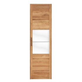 Holzkleiderschrank Zeus aus Wildeiche mit Glasbeschichtung – Ansicht 1