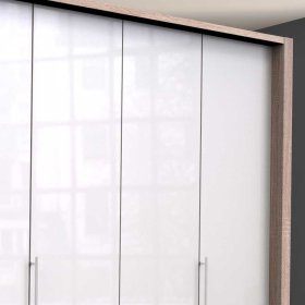 Ankleideschrank Andryas mit Schubladen und Falttüren – Ansicht 5