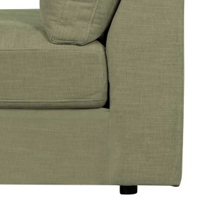 Modulsofa Abschluss Element links Karyon in Graugrün 93 cm breit – Ansicht 13