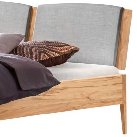 Holzbett Wildbuche Natur Sionna 140x200 cm optional mit Konsole – Ansicht 3