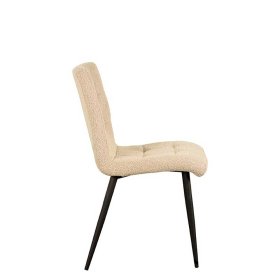 Esszimmerstuhl Janyna mit aufwendigen Steppungen im Skandi Design – Ansicht 3