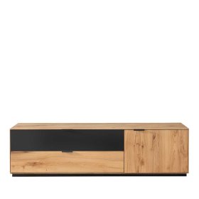 Fernsehunterschrank Housten in Wildeichefarben und Anthrazit – Ansicht 1