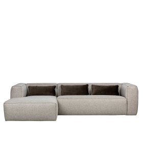 Ecksofa Caldron in Hellgrau Webstoff 305 cm breit – Ansicht 4