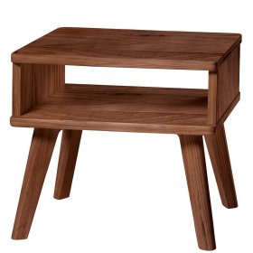 Hochwertiges Doppelbett Lakeside aus Nussbaum Massivholz geölt – Ansicht 6