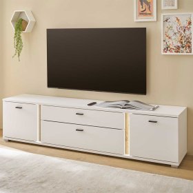 TV Lowboard Luzillo mit zwei Schubladen und Türen – Ansicht 2