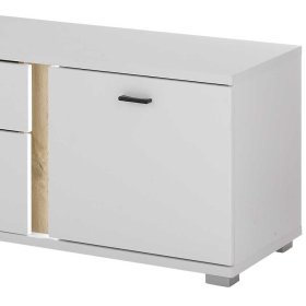 Dreiteilige Wohnwand Luzillo in modernem Design 125 cm hoch (dreiteilig) – Ansicht 14