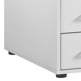 Schreibtisch Loytami mit drei Schubladen und Metallgriffen – Ansicht 5