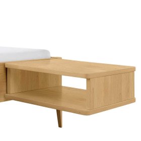 Doppelbett Eiche hell Sophiea aus Massivholz in modernem Design – Ansicht 6