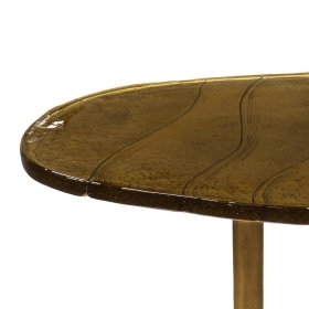 Beistelltisch Sofa Feliz in organischer Form auf Säulengestell – Ansicht 4