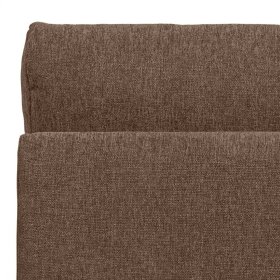 Modul Sofa Element Rio in Braun mit Vierfußgestell aus Metall – Ansicht 9