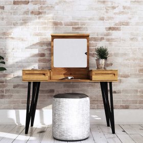 Spiegelkommode Cariasca aus Wildeiche Massivholz 120 cm breit – Ansicht 2