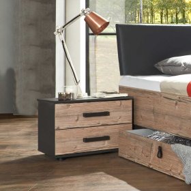 Schlafzimmermöbel modern Vedra im Industrie Stil Made in Germany (vierteilig) – Ansicht 8