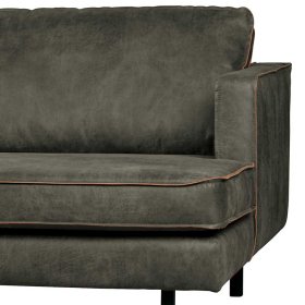 Sofaecke Droston in Olivgrün Recyclingleder 300 cm breit – Ansicht 3
