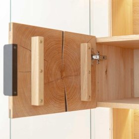 Highbord Tenna mit LED Beleuchtung und Glastür – Ansicht 8