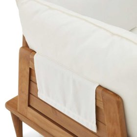 Sitzgarnitur Loungemöbel Surie aus Teak Massivholz - fünf Sitzplätze (sechsteilig) – Ansicht 9