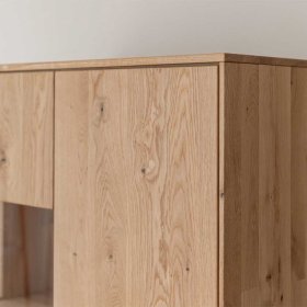 Highboard Deruta mit Glastür und LED Beleuchtung – Ansicht 9