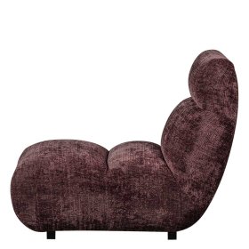 Sessel Unventra in Violett in modernem Design – Ansicht 4