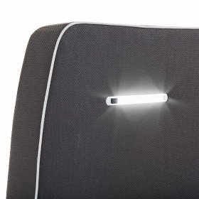 Modernes Boxspringbett Beliawa mit LED Beleuchtung in Dunkelgrau Webstoff – Ansicht 8