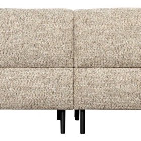 Sofaecke Streeter in Beigegrau mit Fußgestell aus Metall – Ansicht 10