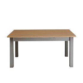 Kiefer Esstisch Candabria in Grau Braun im Landhausstil – Ansicht 2