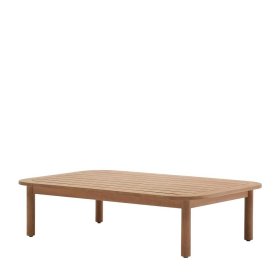Outdoor Couchtisch Carmel aus Eukalyptusholz 140 cm breit – Ansicht 1
