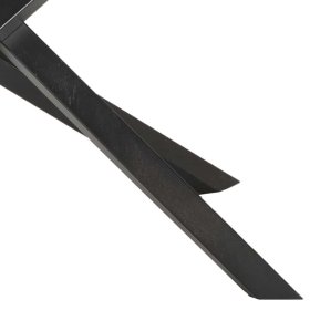Design Esstisch Andiamo in Eiche hell und Schwarz mit Mikado Fußgestell – Ansicht 3