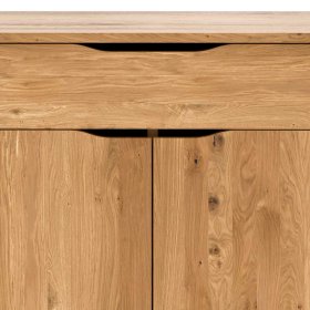 Moderne Kommode Koropi mit einer Schublade aus Wildeiche Massivholz – Ansicht 5