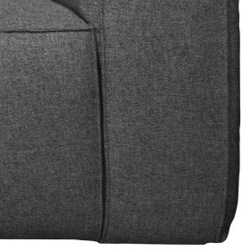Moderner Armlehnen Polstersessel Gowri in Grau aus Webstoff – Ansicht 4