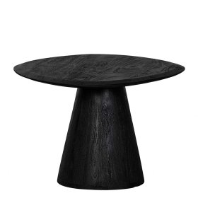 Schwarzer Wohnzimmer Tisch Cerbula in modernem Design 70 cm breit – Ansicht 1