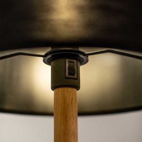 Stehlampen Live in Schwarz und Buchefarben 135 cm hoch – Ansicht 8