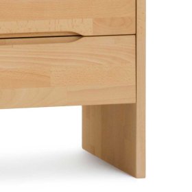 Nachtkommode Casu aus Buche Massivholz lackiert – Ansicht 4
