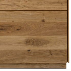 Wohnzimmervitrine Onitos aus Wildeiche Massivholz 209 cm hoch – Ansicht 5